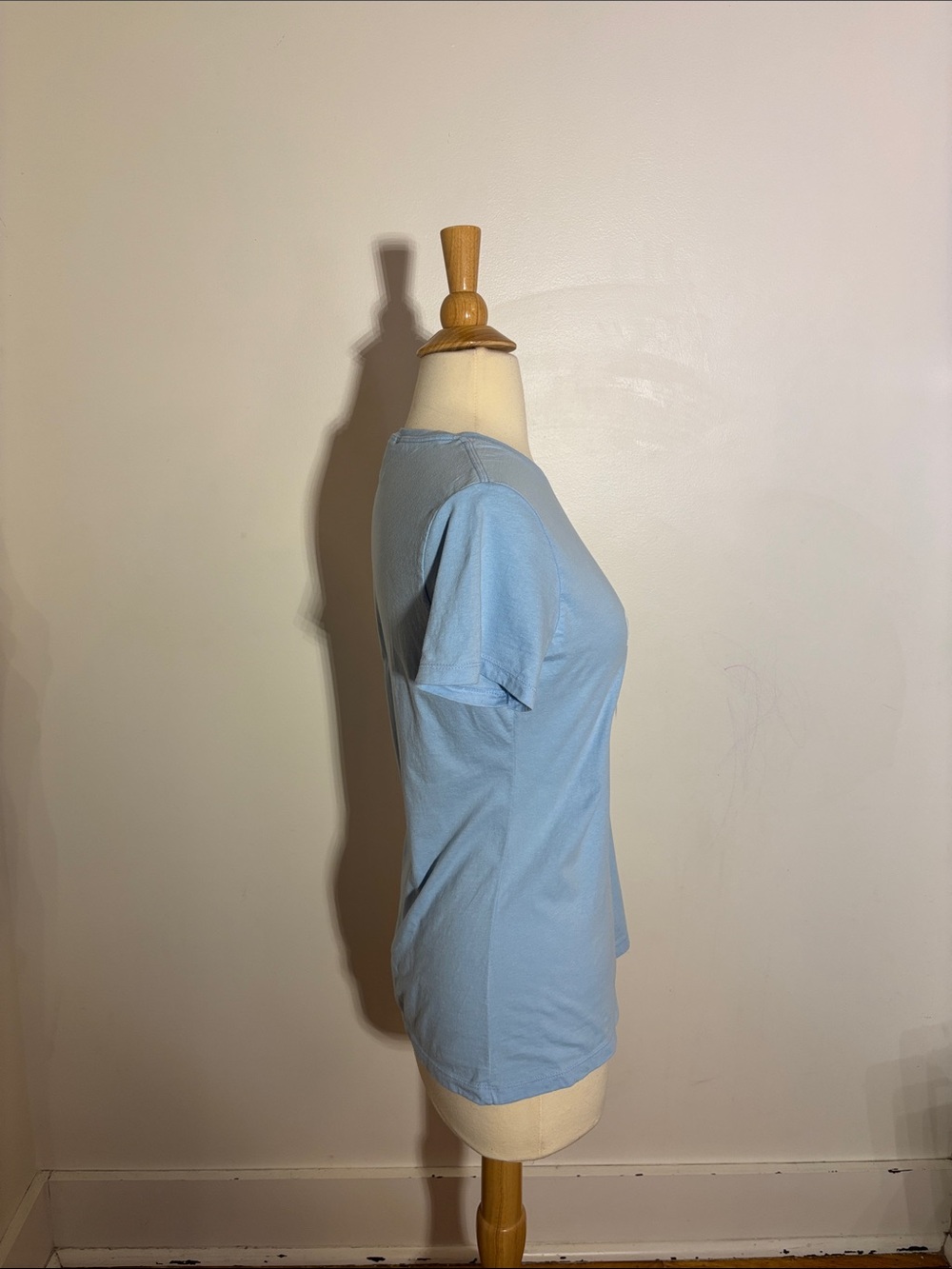 Port and Company Light Blue Women's Short Sleeve Graphic Tee - Picture 2 of 4